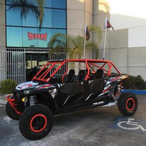 SDR Motorsports XPR-4 Sport Shorty Cage with Light Pocket - 710604-P