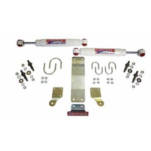 Skyjacker Heavy-Duty Hydro 7000 Dual Steering Stabilizer Kit (White) - 7206