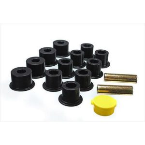 Energy Suspension Front/Rear Leaf Spring Bushing Set (Black) - 7.2103G
