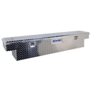 Better Built 70" Saddle Narrow Truck Box with Dual Shocks (Brite Aluminum) - 73010280