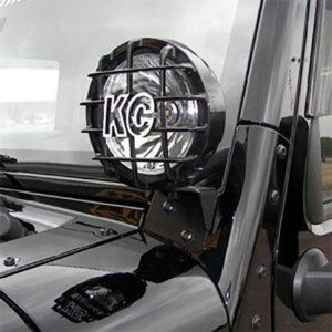 KC HiLites Windshield Light Mount Brackets (Black ) - 7316