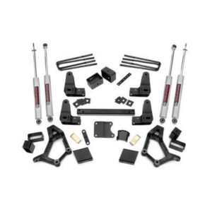 Rough Country 4-5" Toyota Suspension Lift Kit with Lift Blocks and N3 Shocks - 734.20