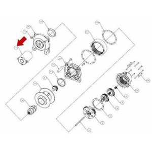 Warn Replacement Motor Assembly by Warn - 74720