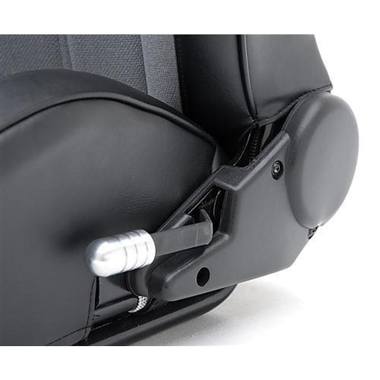 Smittybilt XRC Racing Style Recliner Seat (Black/ Gray) - 750111 - Image 3