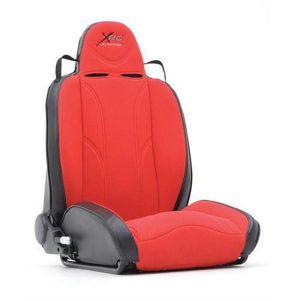 Smittybilt XRC Racing Style Recliner Seat (Black/ Red) - 750130