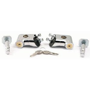 Smittybilt Locking Hood Latches (Chrome) - 7591