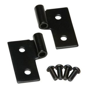 Rampage Lower Door Hinge Brackets (Stainless Steel) - 7607