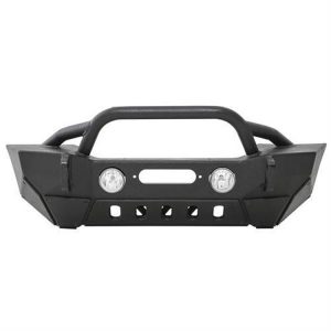 Smittybilt XRC Gen2 Front Bumper W/Winch Plate - Black Textured (Black) - 76807