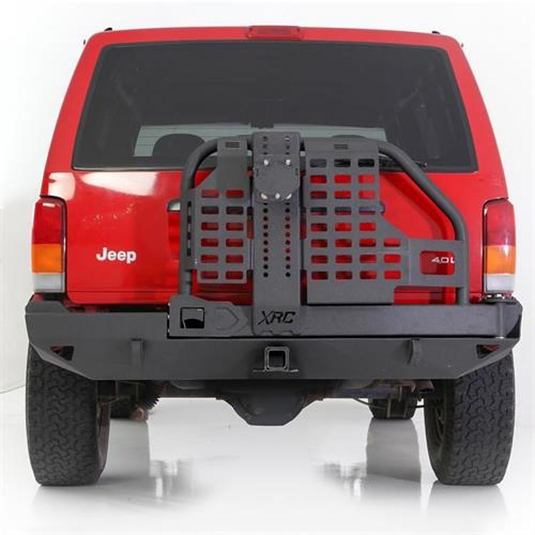 Smittybilt XRC Rear Tire Carrier Bumper with Hitch (Black) - 76851 - Image 5