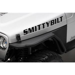 Smittybilt XRC Armor Front Tube Fenders with 3 Inch Flare (Black) - 76863