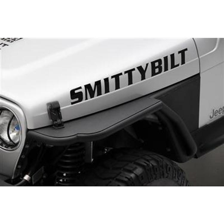 Smittybilt XRC Armor Front Tube Fenders with 3 Inch Flare (Black) - 76863