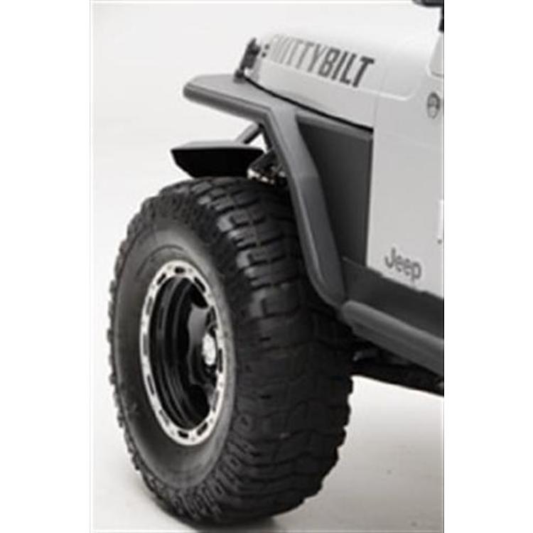 Smittybilt XRC Armor Front Tube Fenders with 3 Inch Flare (Black) - 76863 - Image 2