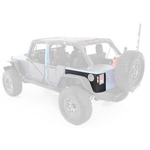 Smittybilt XRC Rear Quarter Panel Armor Skins (Black) - 76982