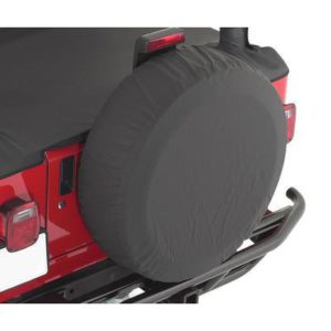 Rampage 37" Spare Tire Cover with Camera Slot (Black) - 773575