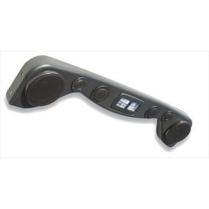 Vertically Driven Products 6 Speaker Overhead Sound Bar with Dome Lights (Black) - 792501