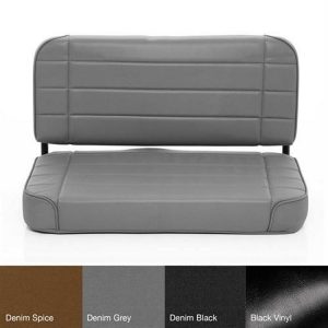 Smittybilt Standard Rear Seat (Charcoal) - 8011N