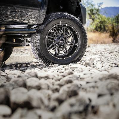Pro Comp 42 Series Blockade, 20x9.5 Wheel with 8 on 6.5 Bolt Pattern - Gloss Black and Milled Finish - 8142-29582 - Image 4