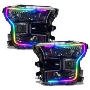 Oracle Lighting Dynamic ColorSHIFT RGB+A Pre-Assembled Halogen Headlights (Black Edition) - 8201-332