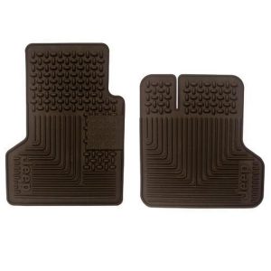 Jeep Front Rubber Floor Mats (Black) - 82204673AB