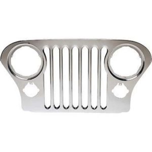 Jeep Factory Grille Cover (Chrome) - 82208105