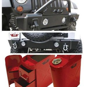 Rampage Front and Rear Bumper Package (Black) - 88509605K