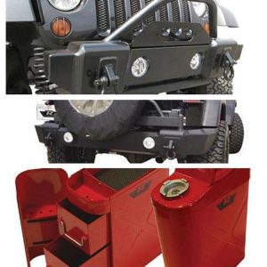 Rampage Front and Rear Bumper Package (Black) - 88509606K