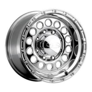 Raceline Wheels Rock Crusher, 17x9 with 8x6.5 Bolt Pattern - Polished - 887-79080
