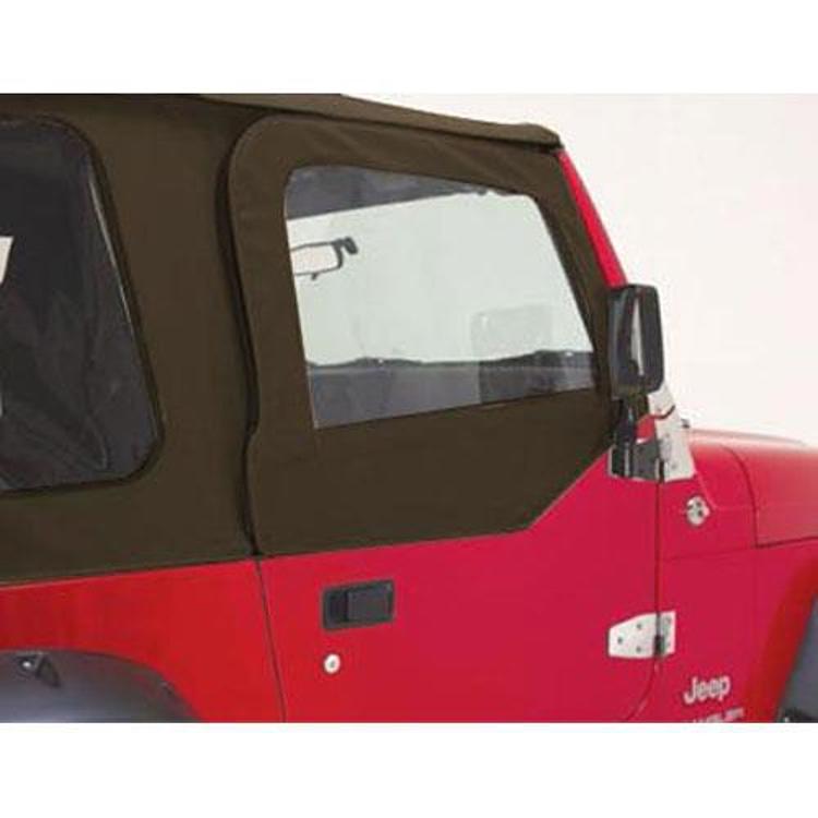 Rampage Upper Half Doorskins with Frames in Black Diamond (Black Diamond) - 89835