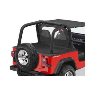 Bestop Duster Deck Cover (Black Denim) - 90018-15