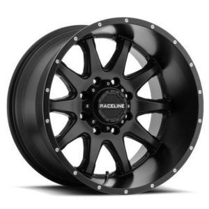 Raceline Wheels Shift, 20x12 with 8x6.5 Bolt Pattern - Satin Black - 930B-21280-44