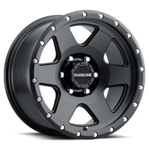 Raceline Wheels 946B Boost, 17x9 with 8 on 170 Bolt Pattern - Satin Black - 946B-79081-12