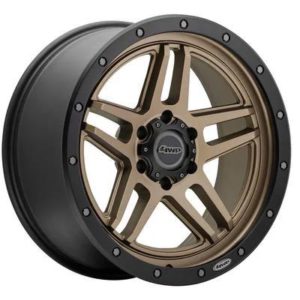 4 Wheel Parts Factory T-Series Wheel, 20x9 with 6 on 135 Bolt Pattern - Bronze / Black - 9514-293650