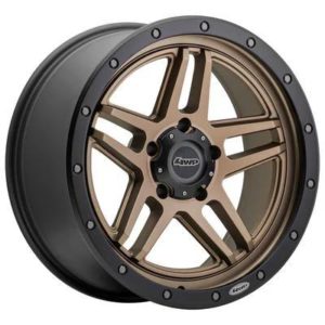 4 Wheel Parts Factory T-Series Wheel, 20x9 with 5 on 150 Bolt Pattern - Bronze / Black - 9514-295550