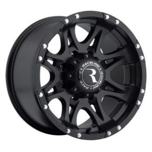Raceline Wheels Raptor, 18x9 with 5x150 Bolt Pattern - Satin Black - 981-8905125