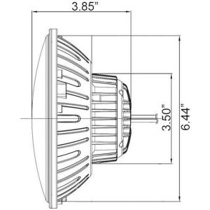 Vision X Lighting 7 Inch Round Vortex LED Headlight Kit (White) - 9892443