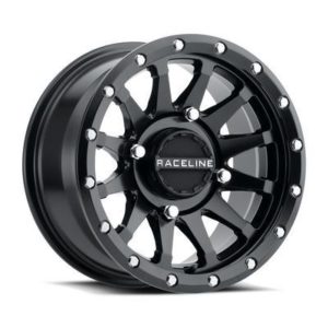 Raceline A95B Trophy UTV Wheel, 15x6 with 4 on 137 Bolt Pattern - Satin Black - A95B-5603740