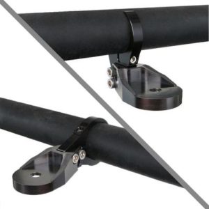 Rugged Radios 1.8" Antenna Mount for Horizontal Tube (Black) - AMH-1.8