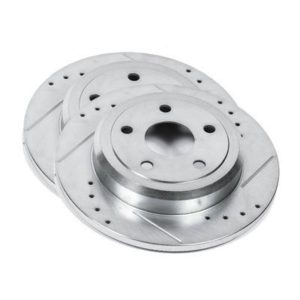 Power Stop Evolution Drilled and Slotted Front Brake Rotors - AR83076XPR