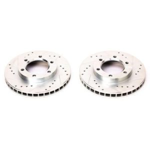 Power Stop Evolution Performance Drilled and Slotted Front Brake Rotors - AR8400XPR