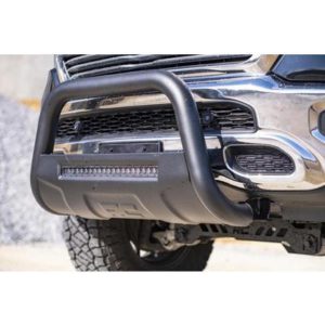 Rough Country Bull Bar with LED Light Bar (Black) - B-D4092