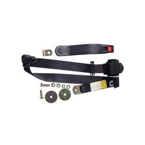 Crown Automotive Replacement 3-Point Seat Belt (Black) - BELT3B