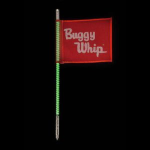 Buggy Whip 4' Green LED Whip, Quick Release - BWLED4GQ