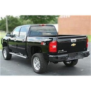 Fab Fours Rear Bumper with Sensor (Black) - CH14-W3051-1