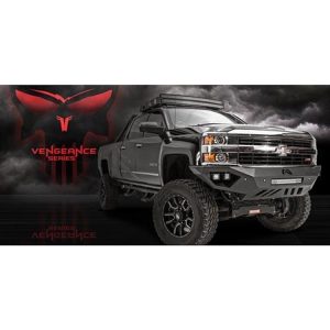 Fab Fours Vengeance Front Bumper (Black) - CH15-V3051-1