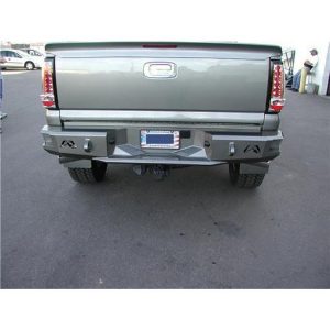 Fab Fours Full Size Rear Bumper (Black) - CH99-W1250-1