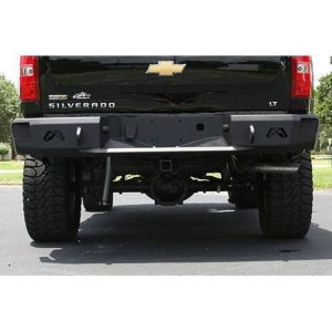 Fab Fours Full Size Rear Bumper (Black) - CS07-W1850-1
