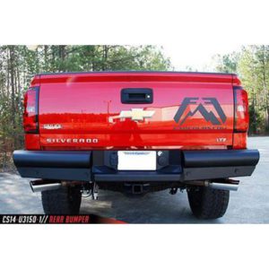 Fab Fours Rear Black Steel Elite Bumper (Black) - CS14-U3150-1
