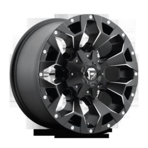 FUEL Off-Road Assault D546 Wheel, 20x10 with 8 on 180 Bolt Pattern - Matte Black Milled - D54620001847