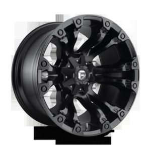 FUEL Off-Road Vapor D560 Wheel, 17x9 with 5 on 5.5/5 on 150 Bolt Pattern - Matte Black - D56017907045