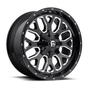 Titan - D588, 20X9 Wheel with 6x135 Bolt Pattern- Black Milled